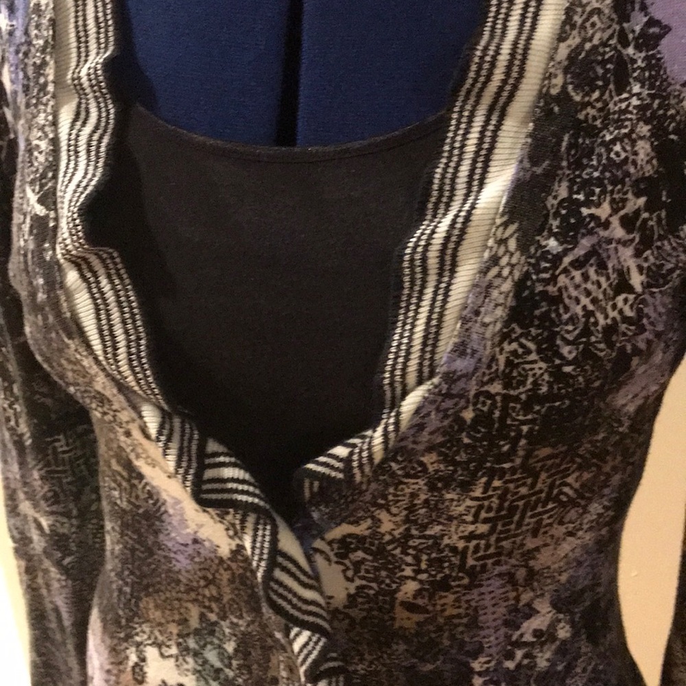 Nic & Zoe Ruffle Front Button Cardigan - Picture 2 of 6